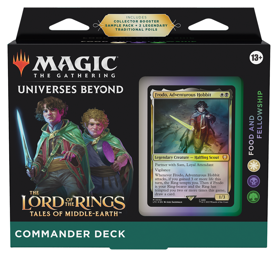 Magic The Gathering The Lord of the Rings: Tales of Middle-earth Commander Deck - Food and Fellowship