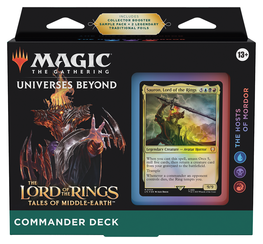 Magic The Gathering The Lord of the Rings: Tales of Middle-earth Commander Deck - The Hosts of Mordor