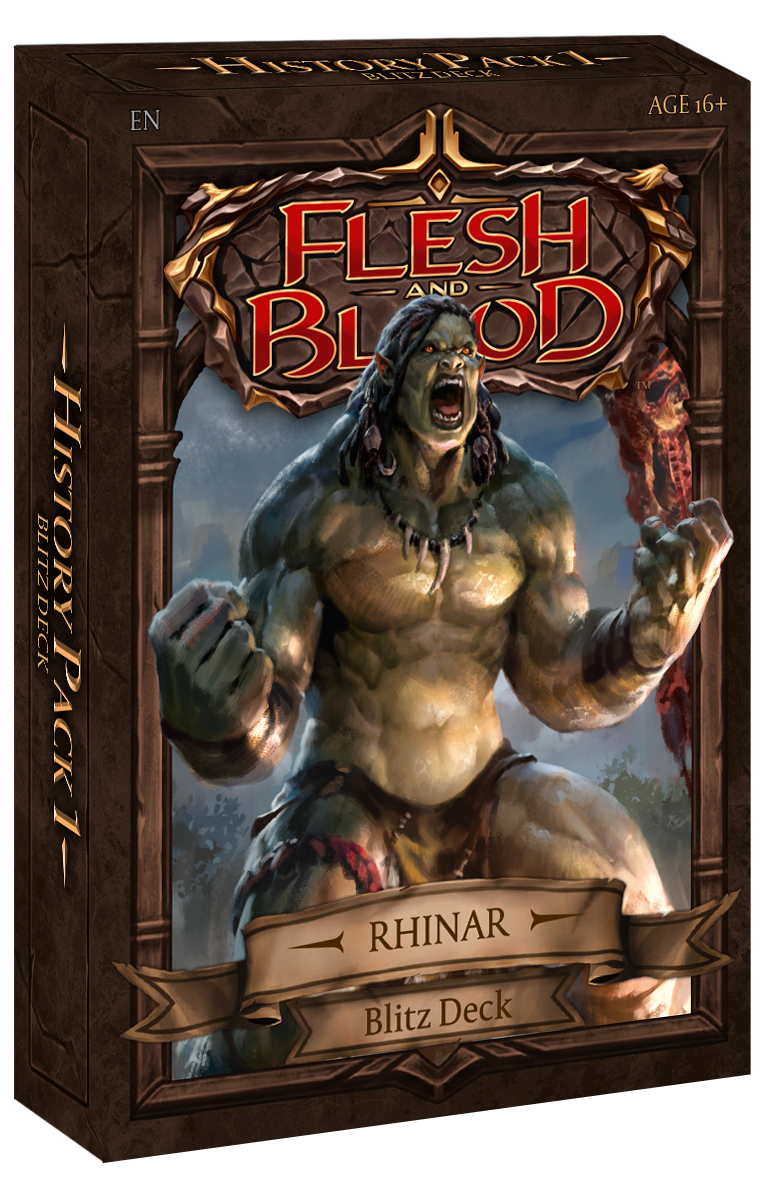 Flesh and Blood Blitz Deck - Rhinar - History Pack Vol. 1