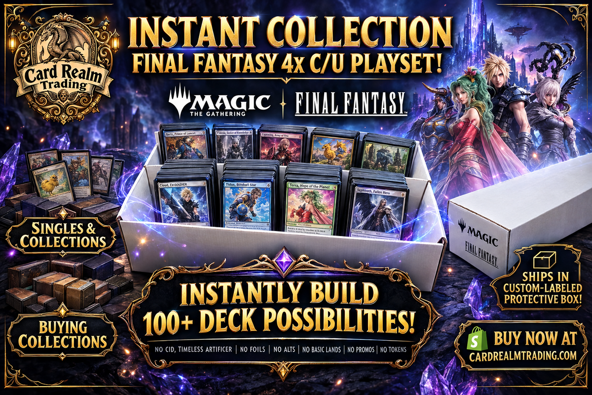 FINAL FANTASY Playset Banner - Dark Theme