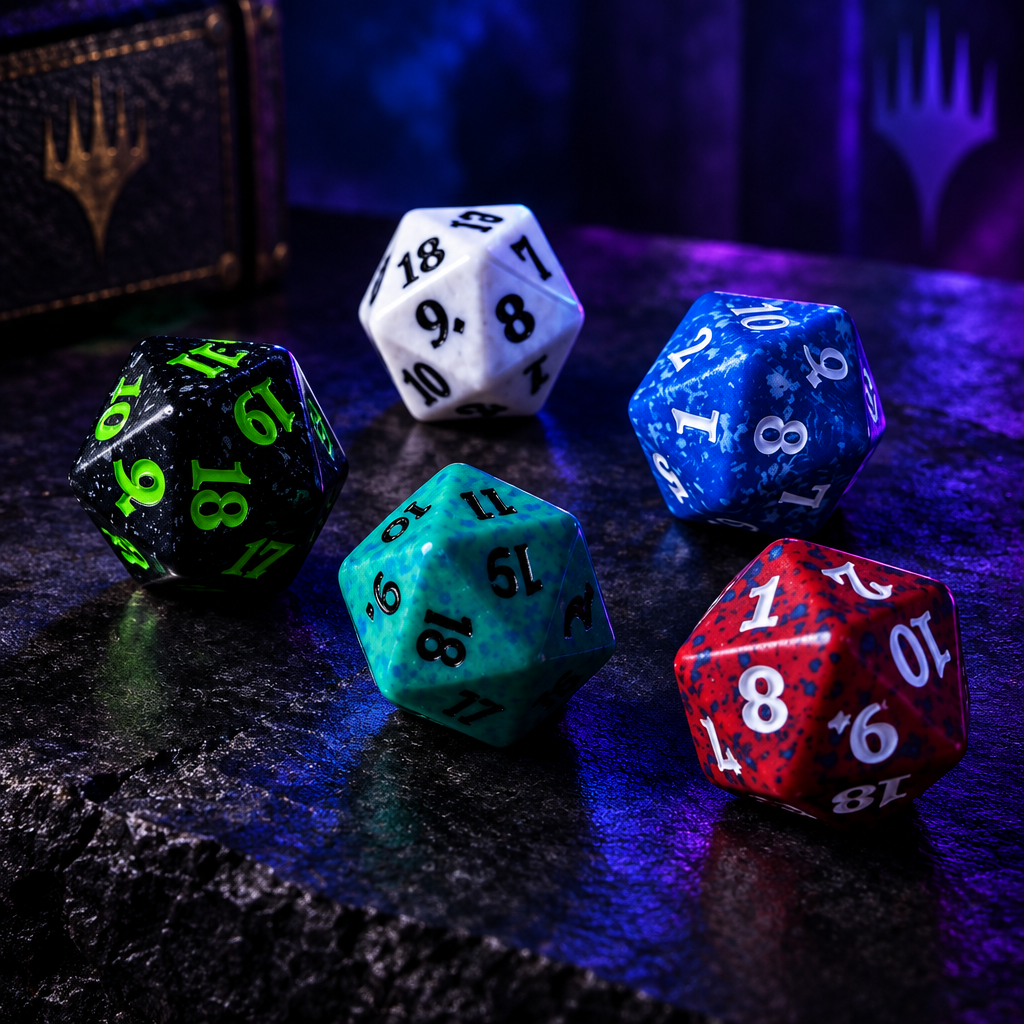MTG 22mm Spindown Life Counter D20 Dice