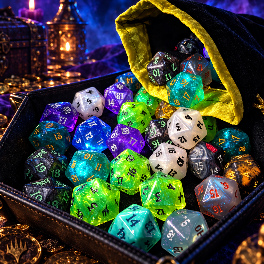 MTG Oversized 27mm Spindown Life Counter D20 Dice