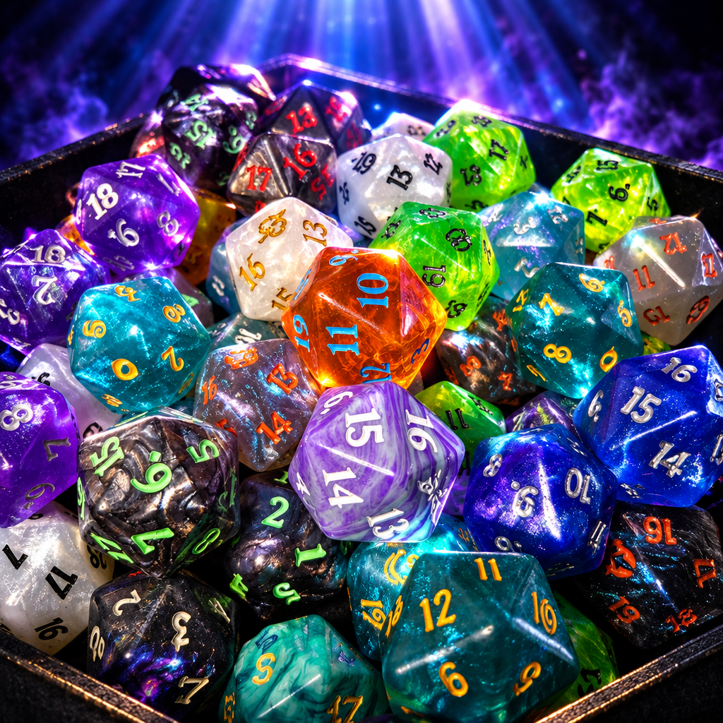 MTG Oversized 27mm Spindown Life Counter D20 Dice
